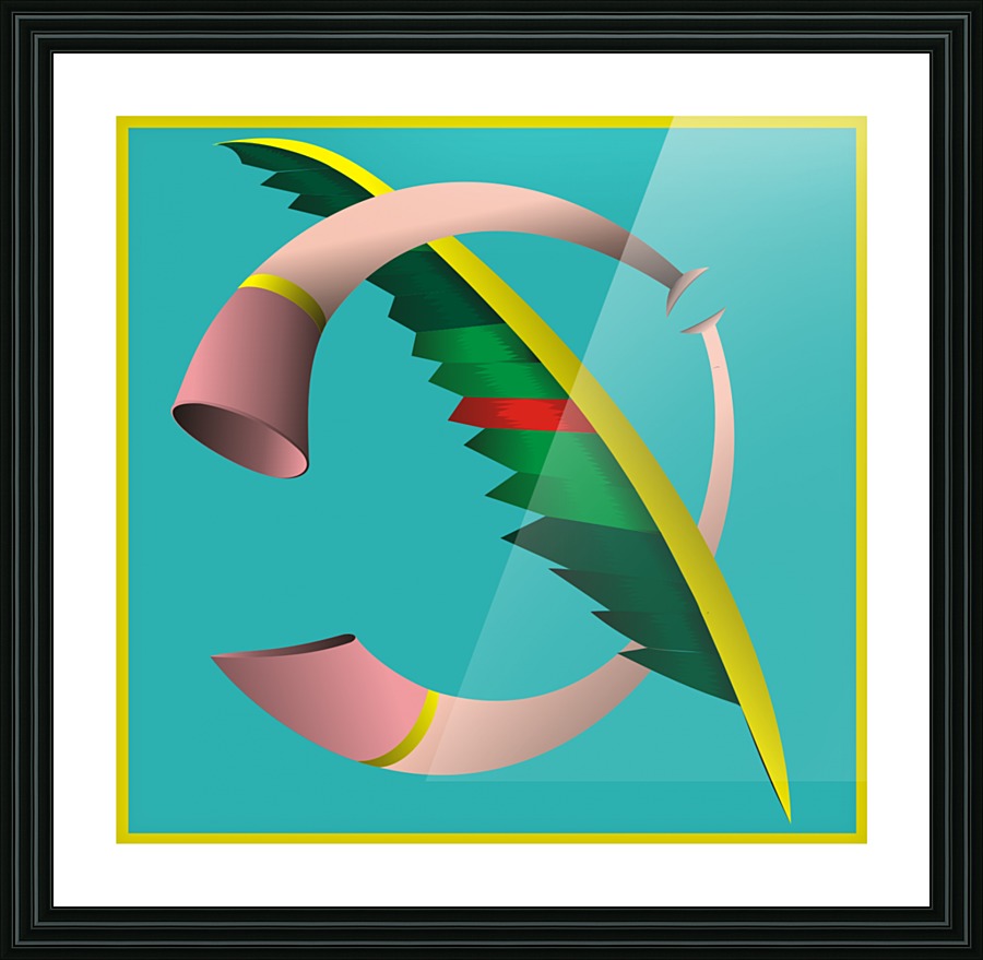 logo horn 856 Picture Frame print