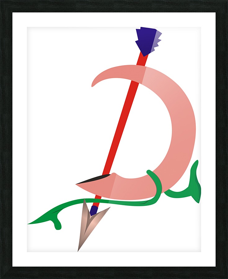 hunting arrow1 Picture Frame print