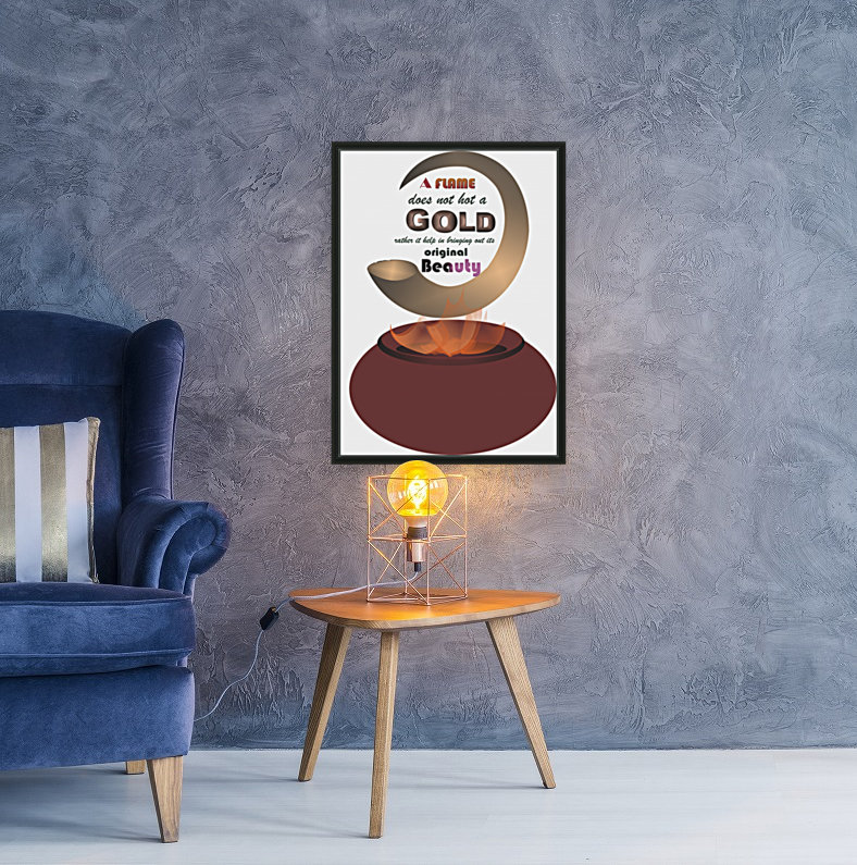 burning  gold Reproduction