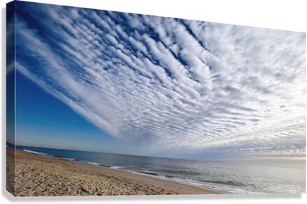 Blue Sky Beach Canvas Print