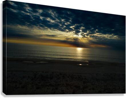 Sunrise Sunray Canvas Print
