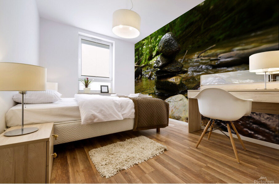 Meditation Rocks  Mural print