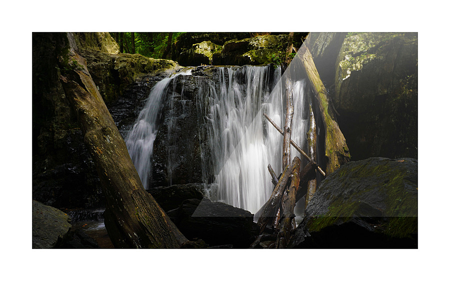 Waterfalls Picture Frame print