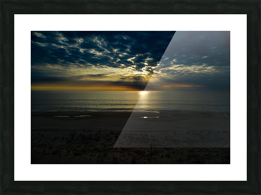 Sunrise Sunray Picture Frame print