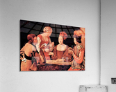 The wrong player with cross aces Acrylic Print