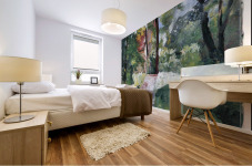 Morning sun Mural print