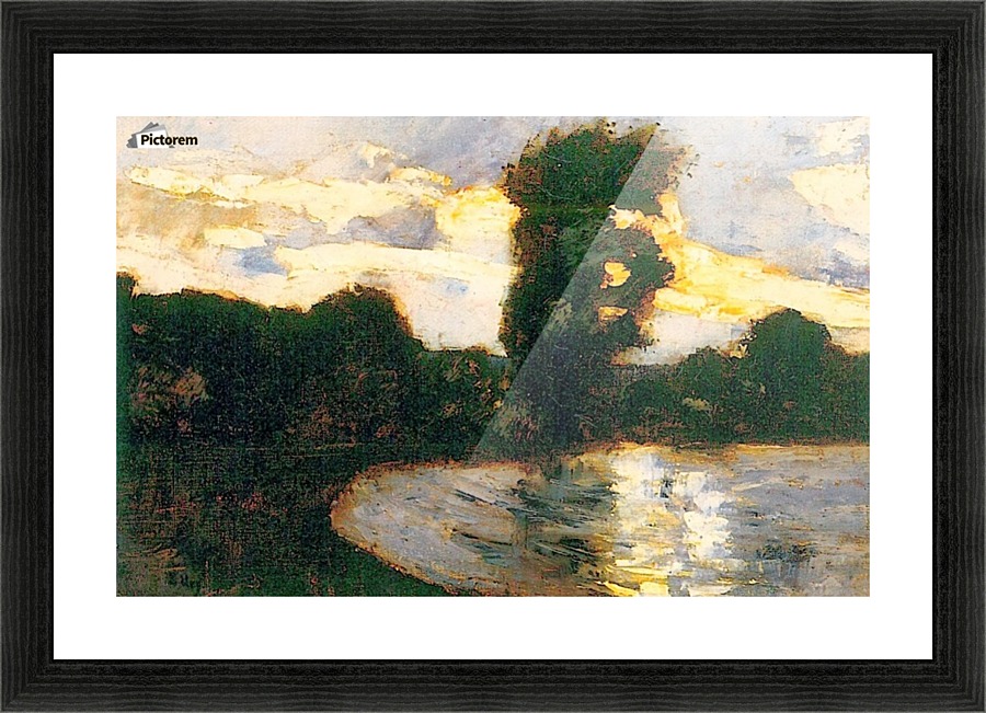 On a Canal Picture Frame print