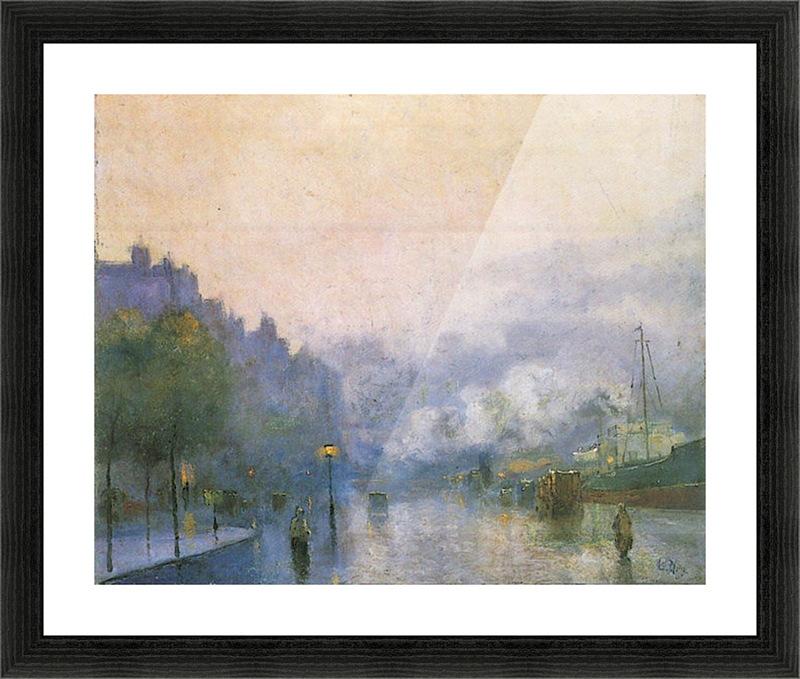Thames Port Picture Frame print