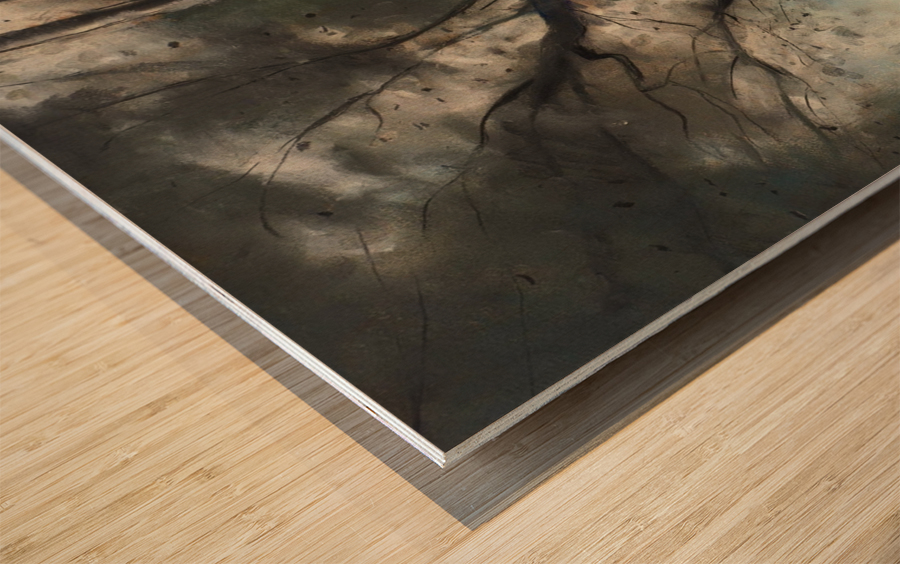 Birch Grove Wood print