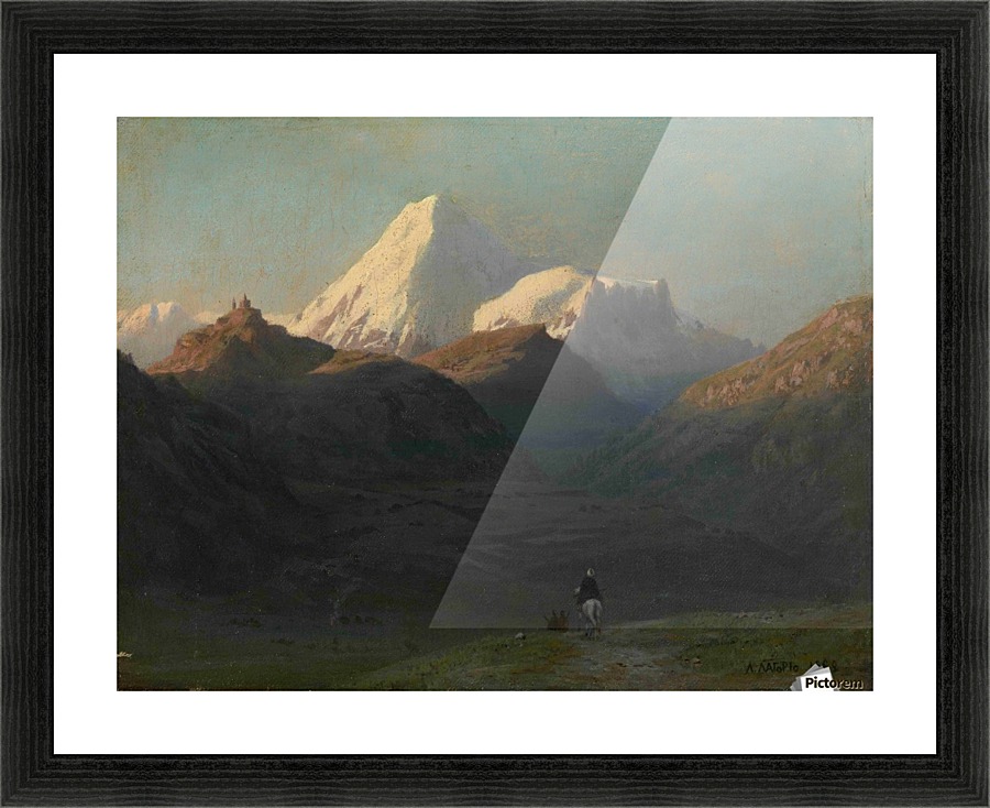 Mountain Landscape Picture Frame print