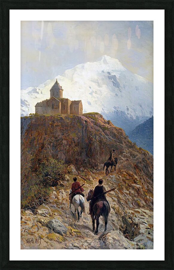 Caucasus Picture Frame print