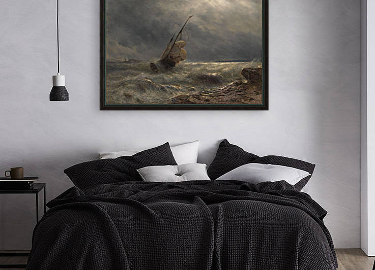 Ship in a Storm by Lev Lagorio