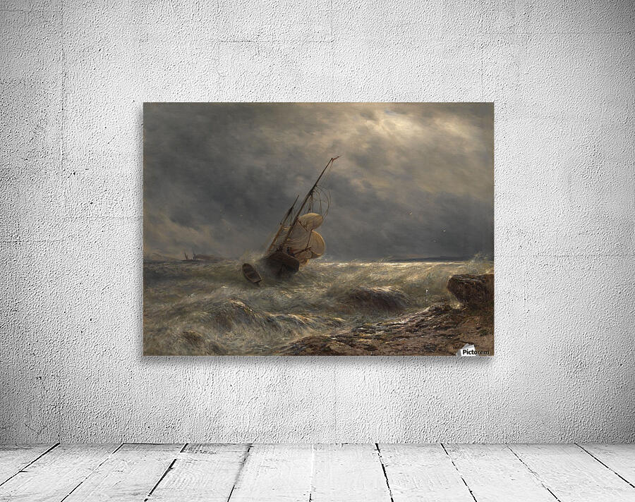 Ship in a Storm Wall Preview