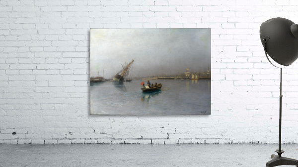 Harbour Scene Wall Preview