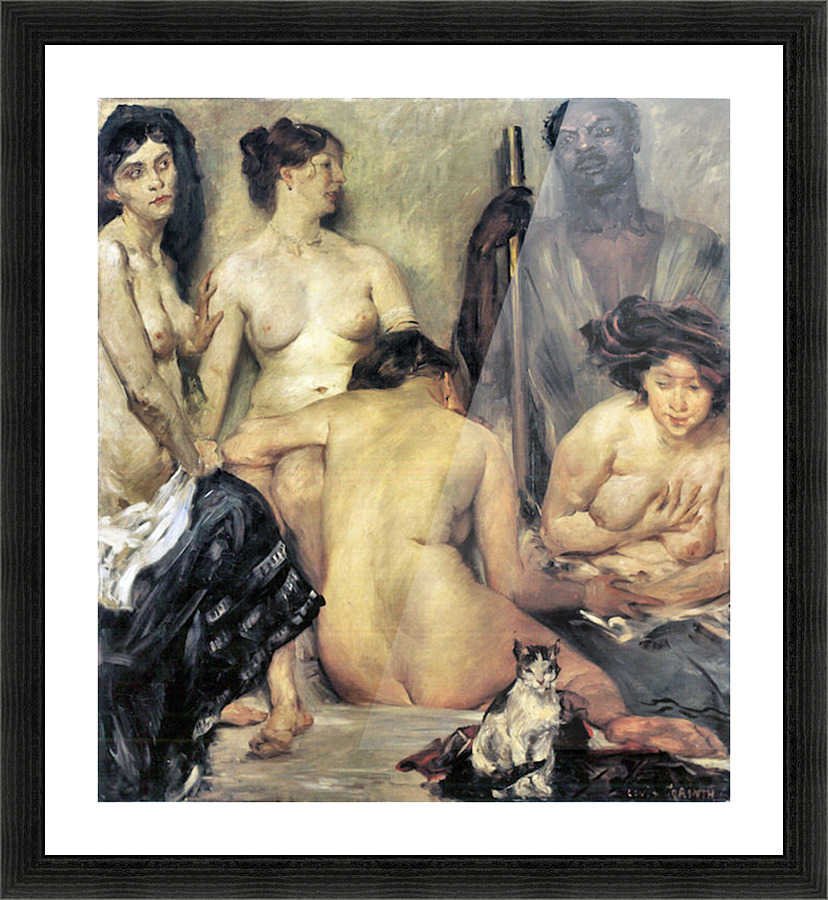 The Harem Picture Frame print