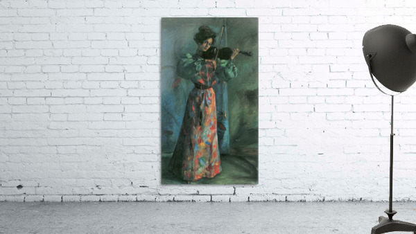 The violin player Wall Preview