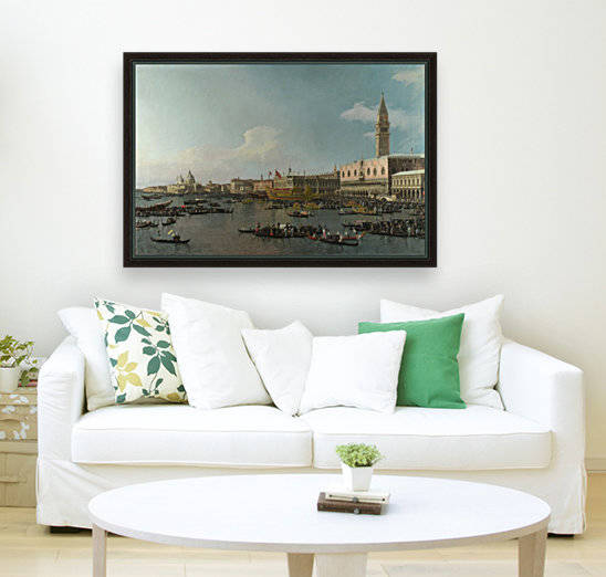 The Basin of San Marco on Ascension Day, Venice by Luca Carlevarijs