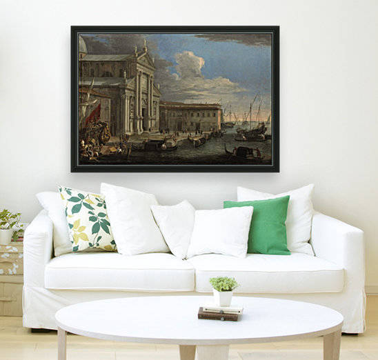 The Church of San Giorgio Maggiore and the Grand Canal, Venice by Luca Carlevarijs