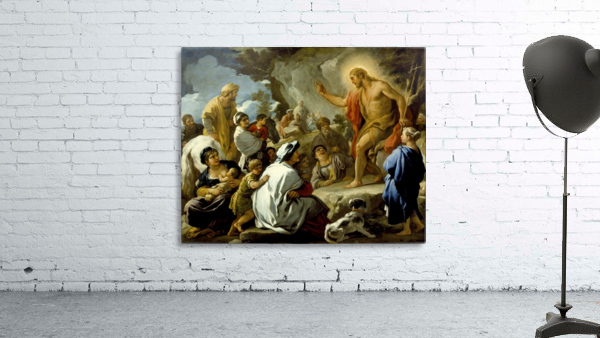 St. John the Baptist preaching Wall Preview