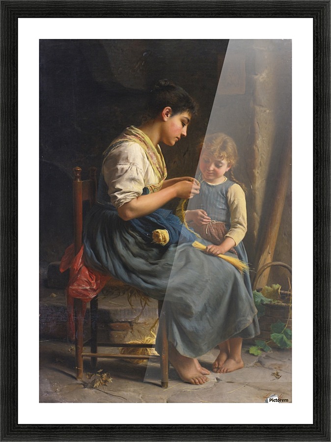 Weaving Picture Frame print