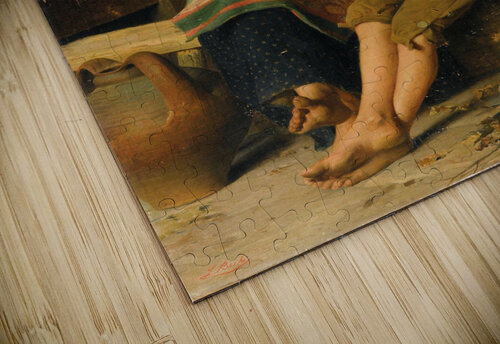 Spinner and flutist Luigi Bechi puzzle