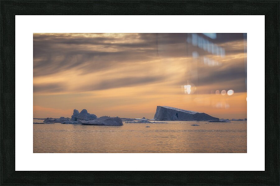 Silent drift Picture Frame print