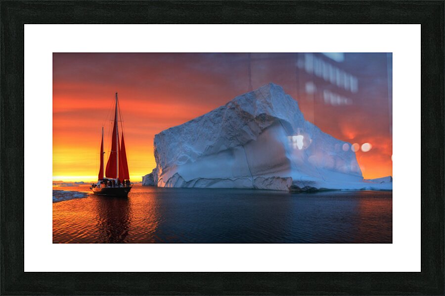 Fire and Ice 2 Picture Frame print