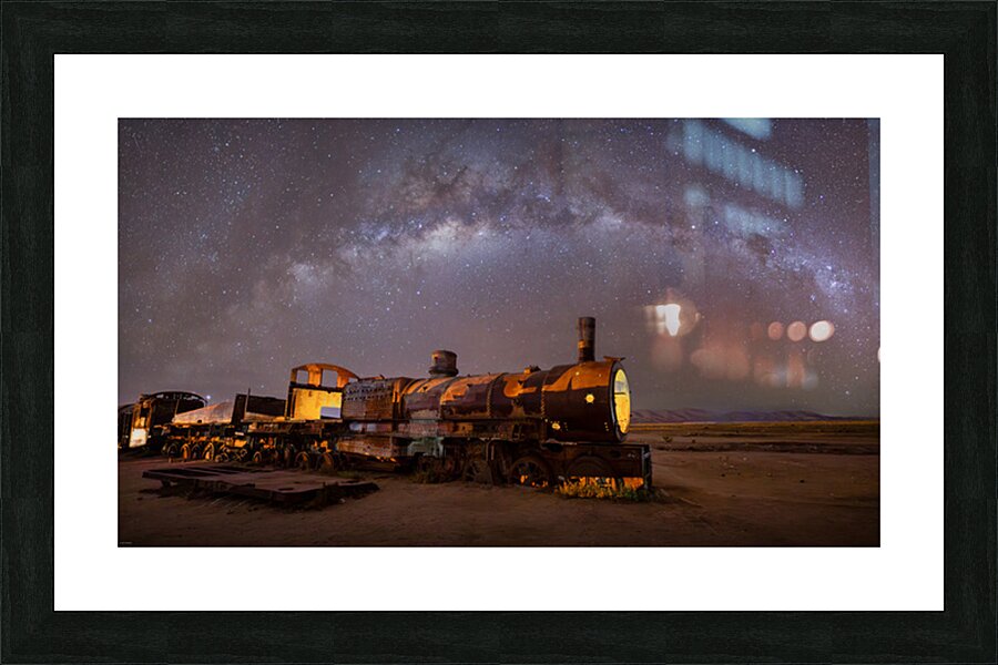 Forgotten tracks Picture Frame print