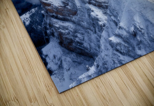 Seceda Winter Blues Impulsive Heart photography puzzle