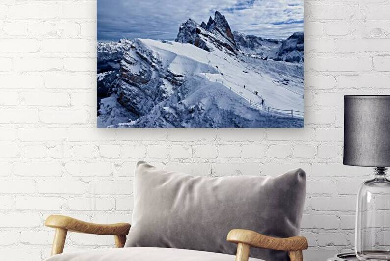 Seceda Winter Blues by Impulsive Heart photography