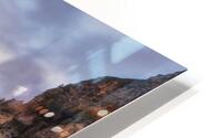 Golden Peaks HD Metal print