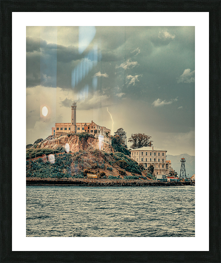 Alcatraz Prison Picture Frame Printing