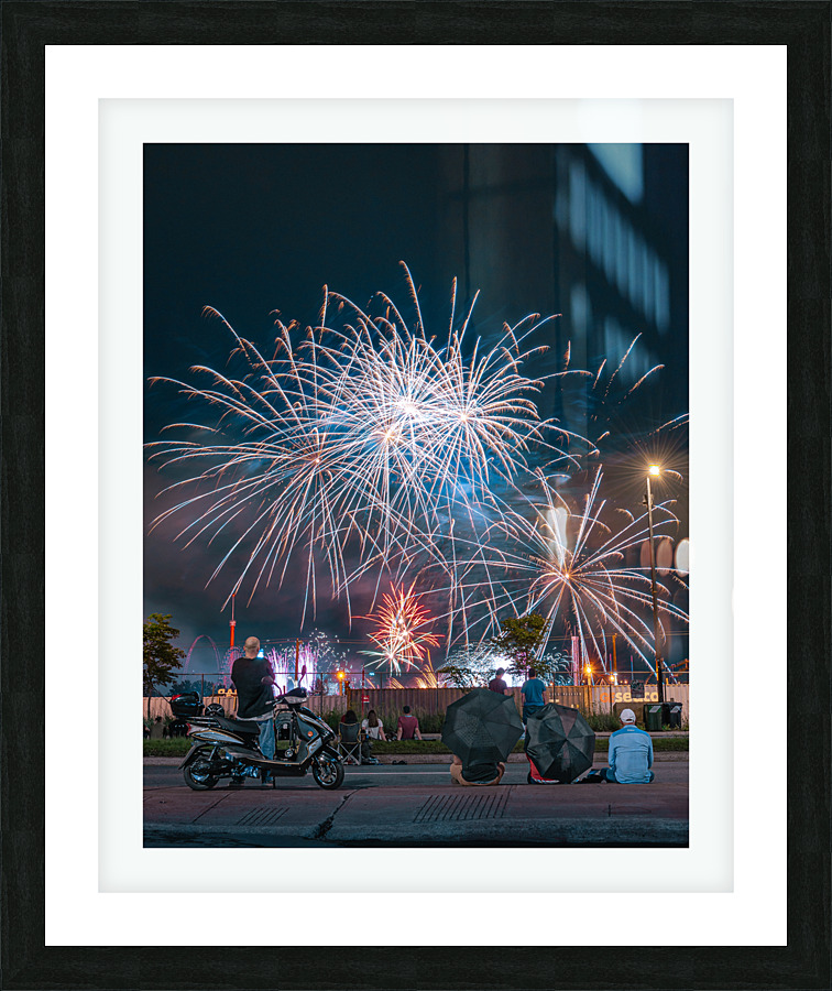 Feux Artifices Picture Frame Printing