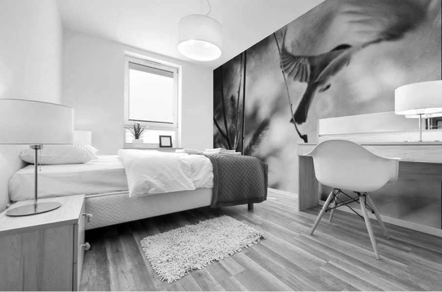 Fusain Mural print