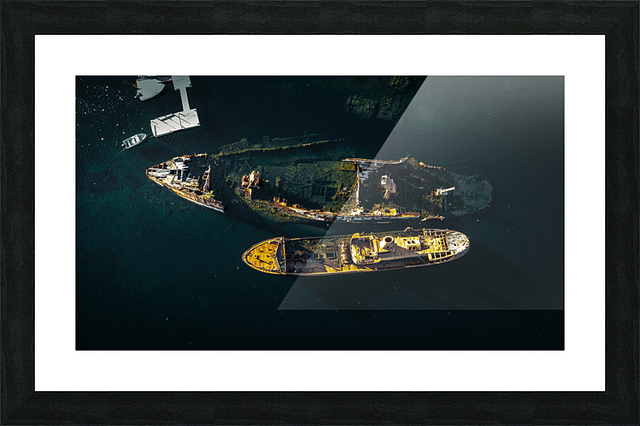 Submerged Picture Frame print