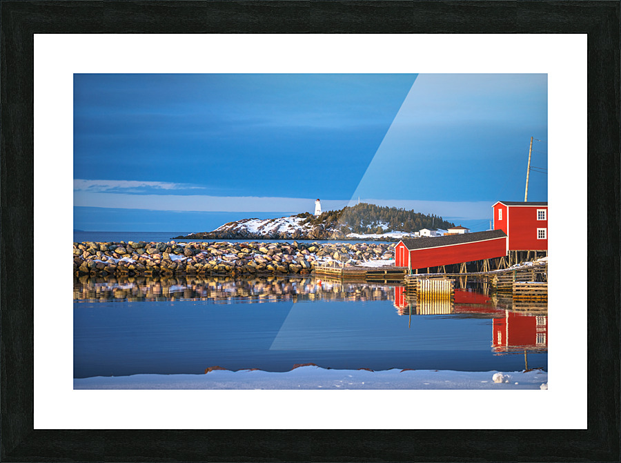 Hants Harbour Picture Frame print