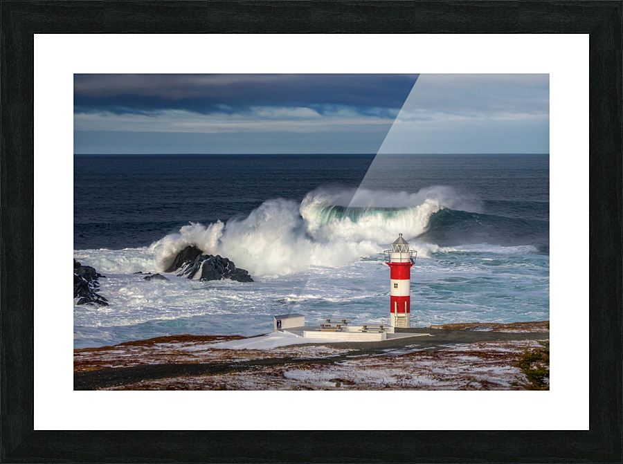 The Wave Picture Frame print