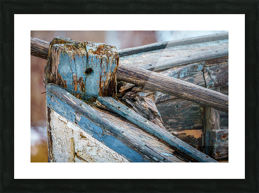 Weathered Bow Picture Frame print