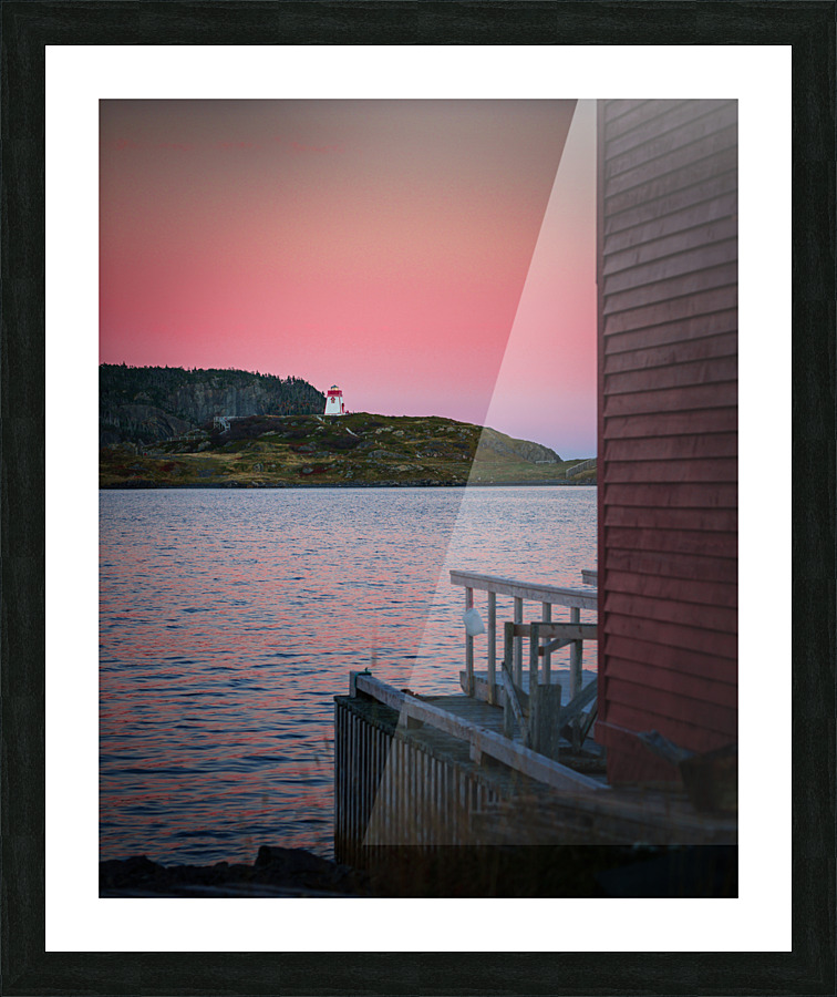 Fort Point Lighthouse Picture Frame print