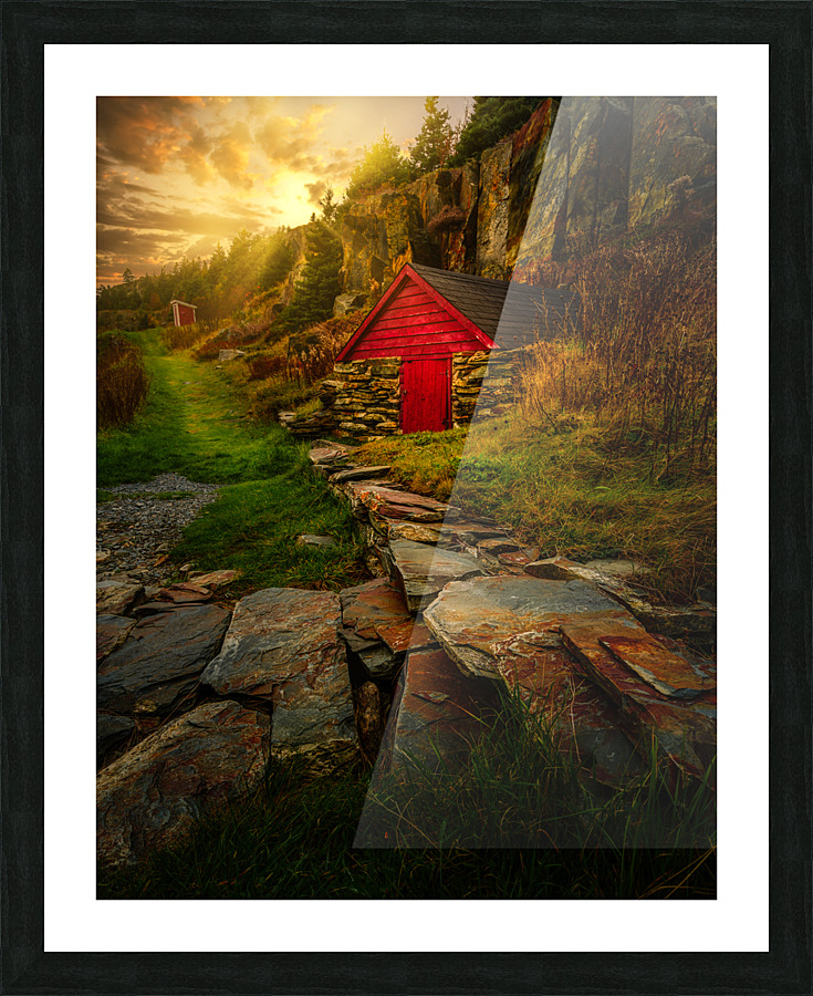 Path To The Past Picture Frame print