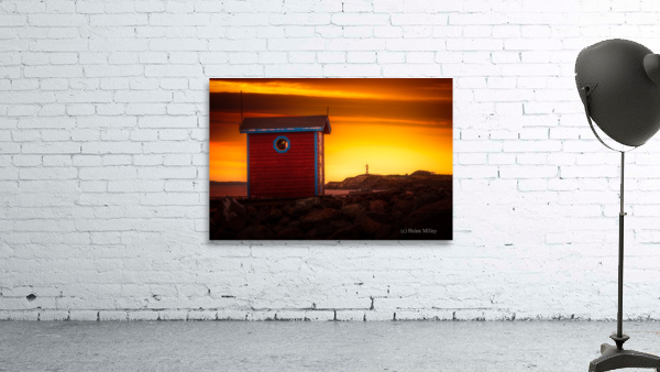 Hearts Content Sunset Wall Preview