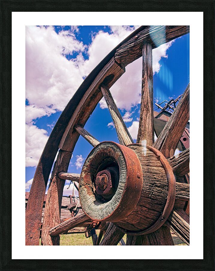Hubbell Wheel Picture Frame print