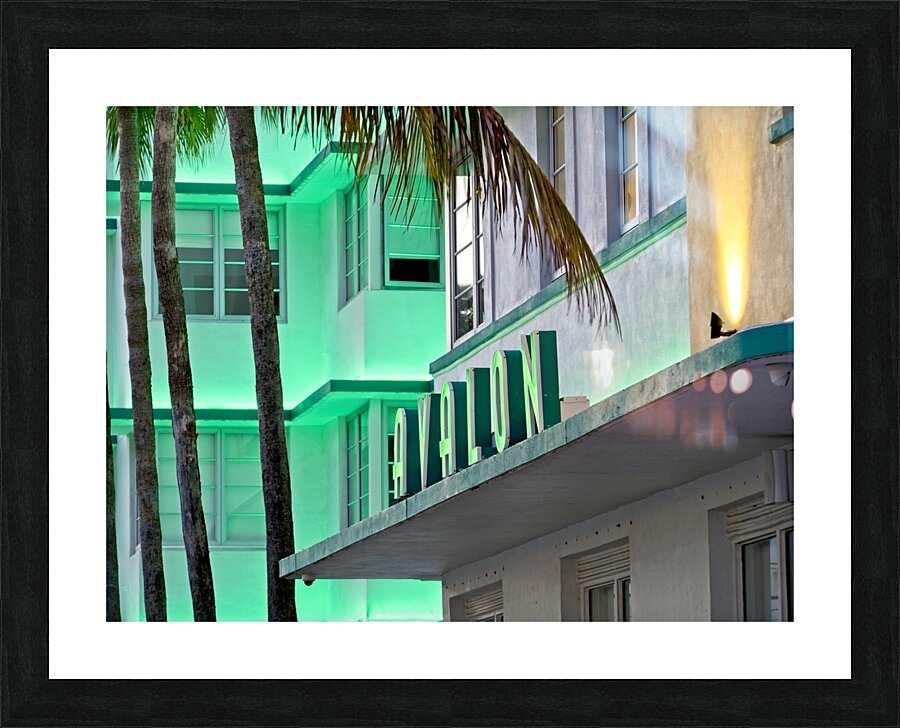 Green Boutique Picture Frame print