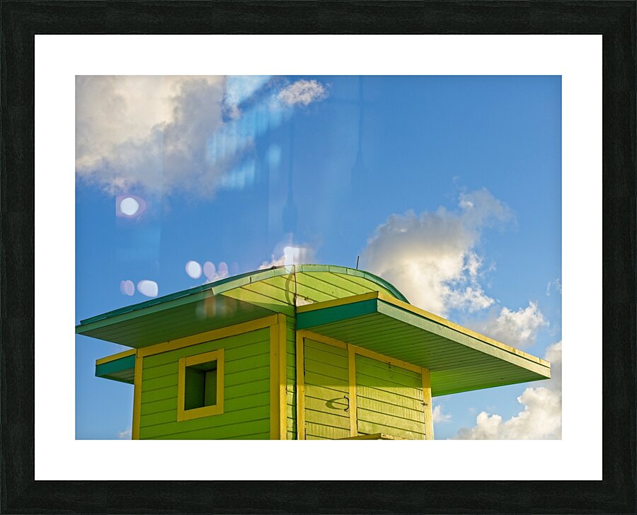 Lime Green Save Picture Frame print