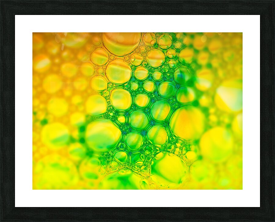 Green Pop Picture Frame print