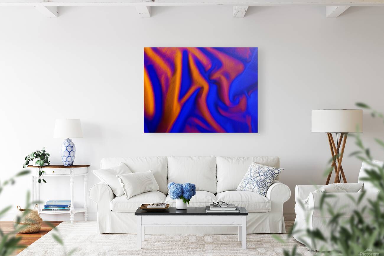Orange and Blue Elevation Reproduction
