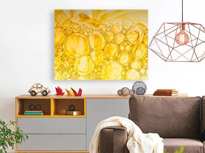 Yellow Bubble Flow by Peter Blottman