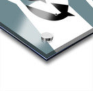 Black Capped Chickadees Geometric Style Acrylic print