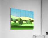 Abstract Bush Landscape Acrylic Print