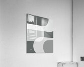Gray Tone Modern Abstract Acrylic Print
